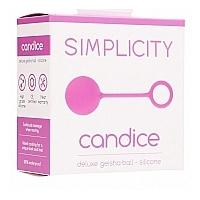 Candice Deluxe Geisha Ball Silicone Pink