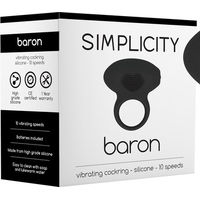 BARON Vibrating Cockring (Black)