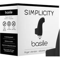 BASILE Finger Vibrator (Black)