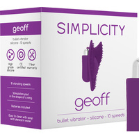 GEOFF Bullet Vibrator (Purple)