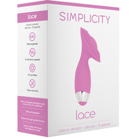 LACE G-Spot   Clitoral Vibrator (Pink)