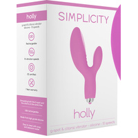 HOLLY G-Spot   Clitoral Vibrator (Pink)