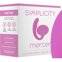 MERCER Anal Bullet Vibrator (Pink)