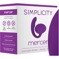 MERCER Anal Bullet Vibrator (Purple)