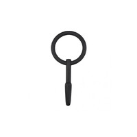 Hollow Silicone Penis Plug With Pull Ring