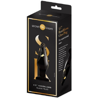 4.5" Handblown Glass Butt Plug