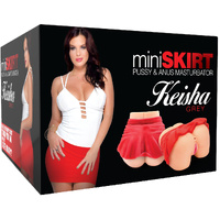 Mini Skirt Keisha  Pussy & Ass Masturbator