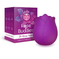 Skins Rose Buddies The Rose Twirlz  Usb Rechargeable Twirling Rose Stimulator