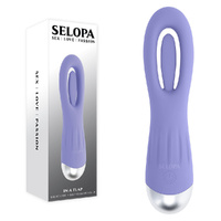 Selopa IN A FLAP Purple 15 cm USB Rechargeable Flicking Stimulator