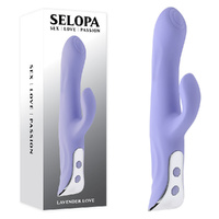 Evolved LAVENDER LOVE Purple 23.3 cm USB Rechargeable Rabbit Vibrator