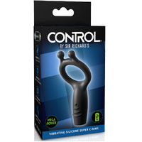 Vibrating Silicone Super Cock Ring