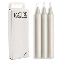 Lacire Drip Pillar Candles   Drip Candles Set Of 3