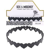 Sex & Mischief Heart Day Collar  Collar