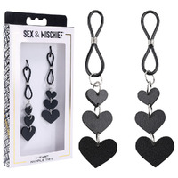 Sex & Mischief Heart Nipple Ties  Nipple Restraints Set Of 2