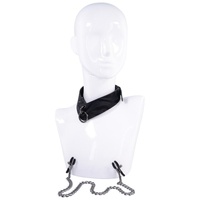 Velvet Noir Collar and Removable Clamps