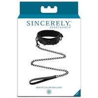 Sincerely Bow Tie Collar Leash