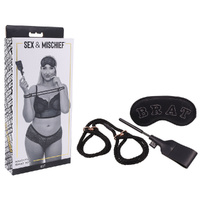 Sex & Mischief Knotty Brat Kit  Bondage Kit 3 Piece Set