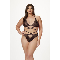 2 Pc Halter Bra Set O/Sq