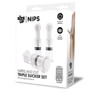 Nipple And Clit Triple Sucker Set