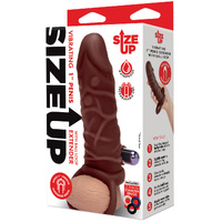 1" Silicone Vibrating Penis Sleeve