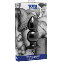 Black Silicone Anal Plug