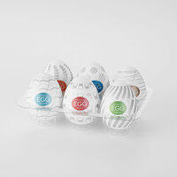 Textured Egg Stroker Pack 3