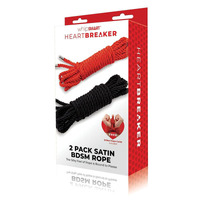 Whipsmart Heartbreaker 2 Pack Satin Bdsm Rope  &  Ropes Set Of 2