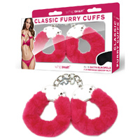 Whipsmart Classic Furry Cuffs Hot  Hot  Furry Restraints With Bonus Eye Mask