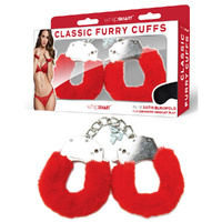 Whipsmart Classic Furry Cuffs Hot   Furry Restraints With Bonus Eye Mask