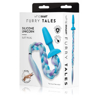 Whipsmart Furry Tales Silicone Unicorn Butt Plug  8.9cm Butt Plug With Unicorn Tail
