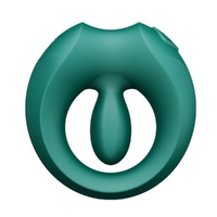 Apis Vibrating Couples Ring Turquoise Green