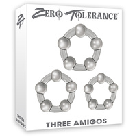 Three Amigos Cock Rings Set X3