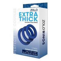 Extra Thick Silicone Cock Rings X3