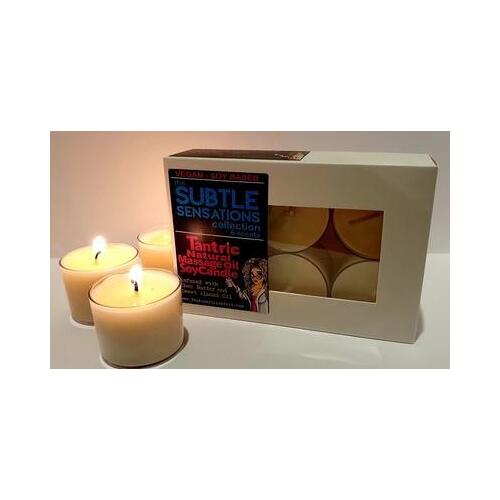 The Subtle Sensations Collection Tantric Natural Massage Oil Soy Candle