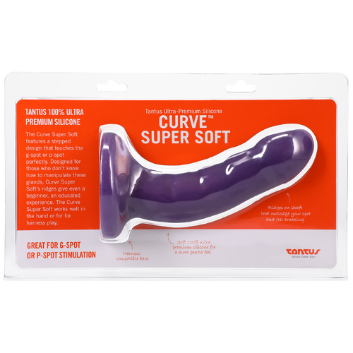 6" Curve Super Soft Dildo 