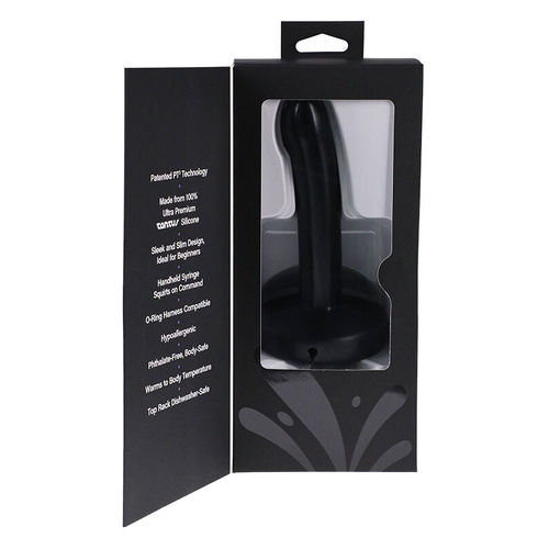 5.5" Pop Slim Squirting Dildo Midnight