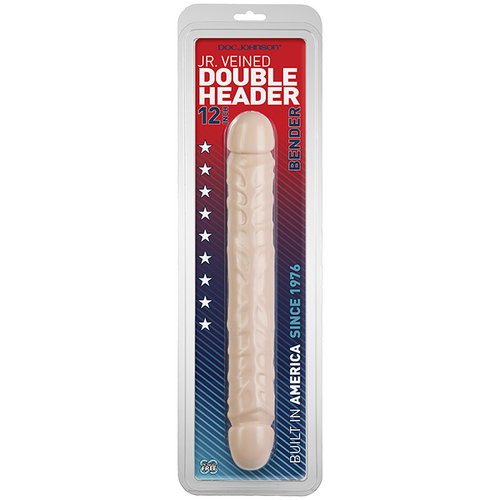 12" Junior Veined Double Dildo