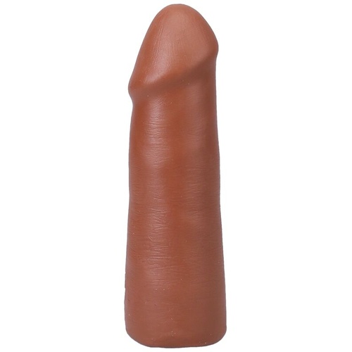 The Realistic Cock - With Removable Vac-U-Lock Suction Cup - ULTRASKYN - 5 Inch Caramel