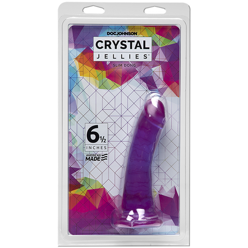 6.5"  Slim Translucent Cock 