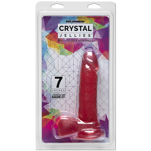 7" Realistic Translucent Cock