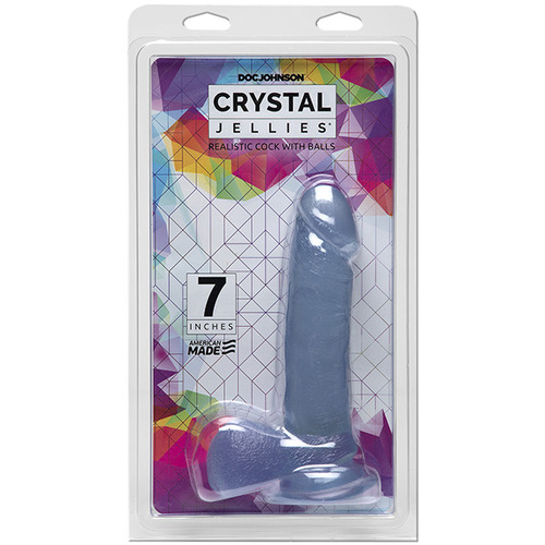 7" Realistic Translucent Cock 
