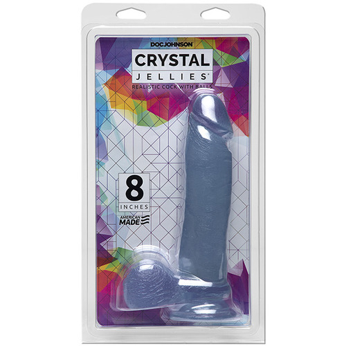 8" Realistic Translucent Cock 