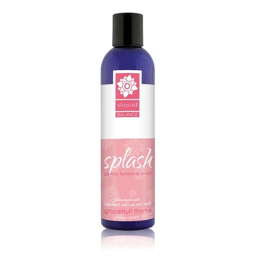 Sliquid Balance Splash Grapefruit and Thyme Gentle Feminine Wash 8.5oz