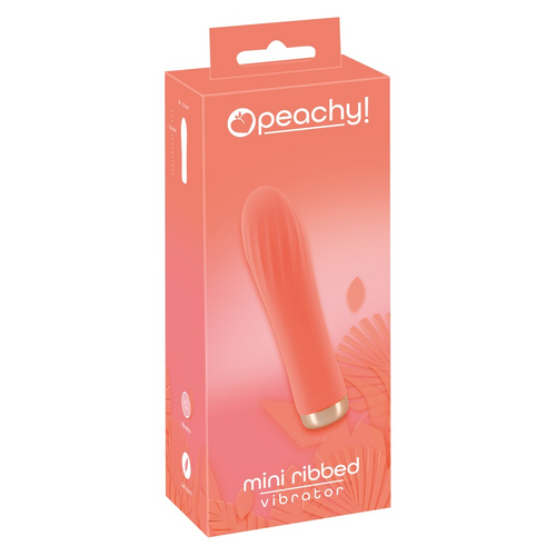 Peachy! Mini Ribbed Vibrator