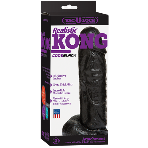 8.5" CODE BLACK Realistic Kong 