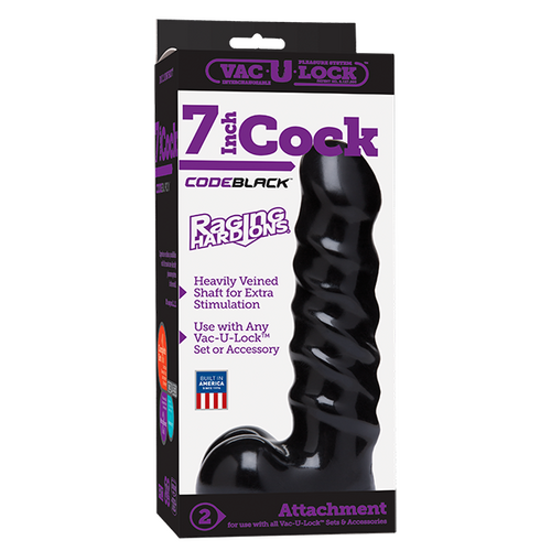 7" CODE BLACK  Cock - Raging Hard-Ons