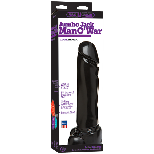 10" CODE BLACK JUMBO JACK -  MAN O WAR