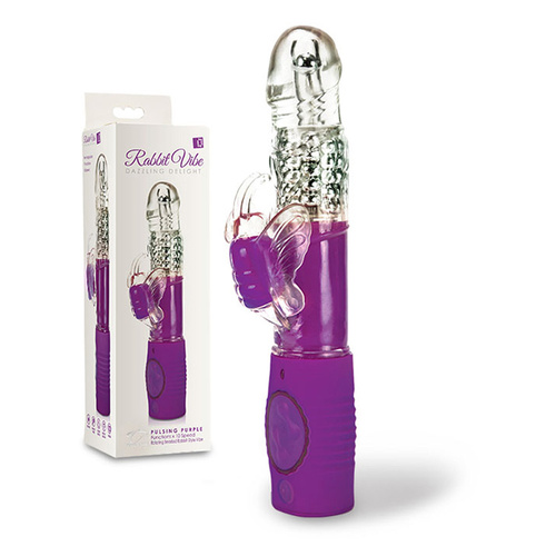 Rabbit Vibe Dazzling Delight Pulsing Purple