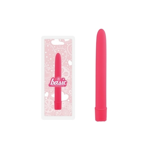Basic 6" Vibrator Pink