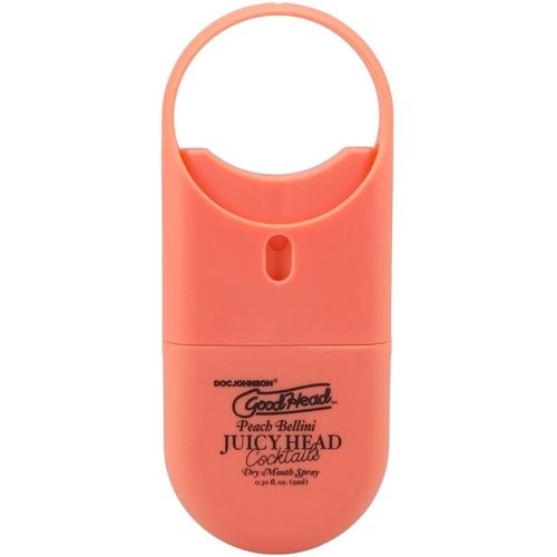 GoodHead Juicy Head Cocktails Dry Mouth Spray To-Go Peach Bellini .30 fl. oz